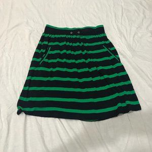 Striped Circle Skirt